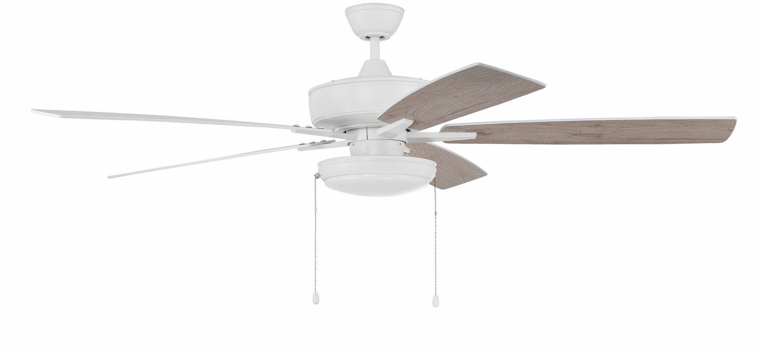 Super Pro 119 60"Ceiling Fan White