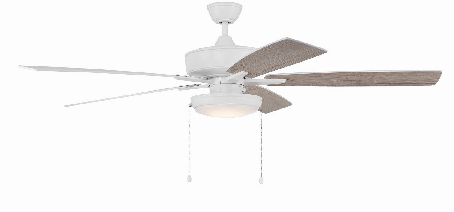 Super Pro 119 60"Ceiling Fan White