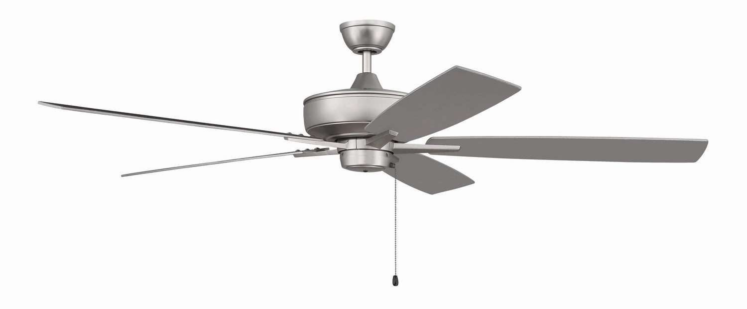 Super Pro 60 60"Ceiling Fan Brushed Nickel energy-efficient medium fans with remote