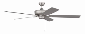 Super Pro 60 60"Ceiling Fan Brushed Nickel energy-efficient medium fans with remote