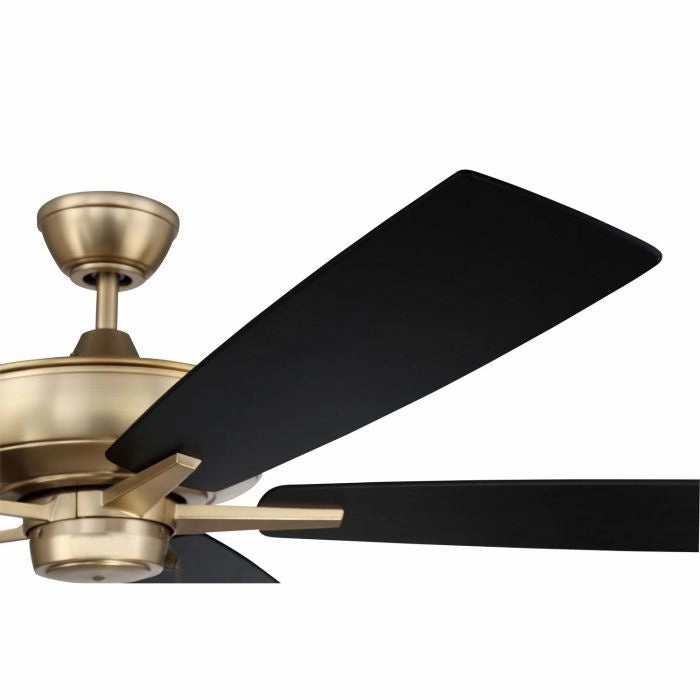 Super Pro 60 60"Ceiling Fan Satin Brass