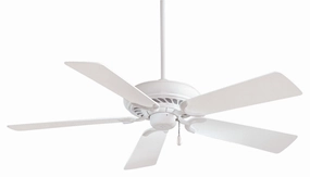 Supra 52" 52"Ceiling Fan White portable medium fans with handle design