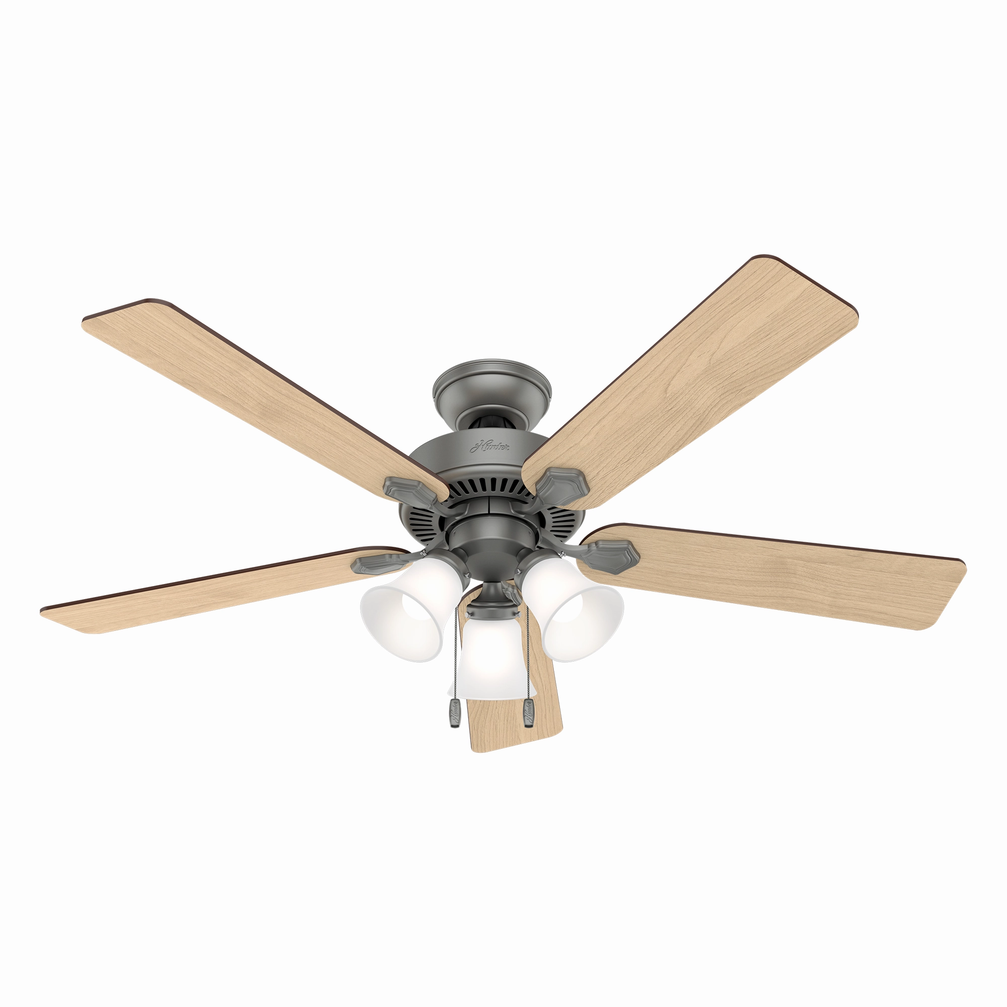 Swanson 52"Ceiling Fan Matte Silver