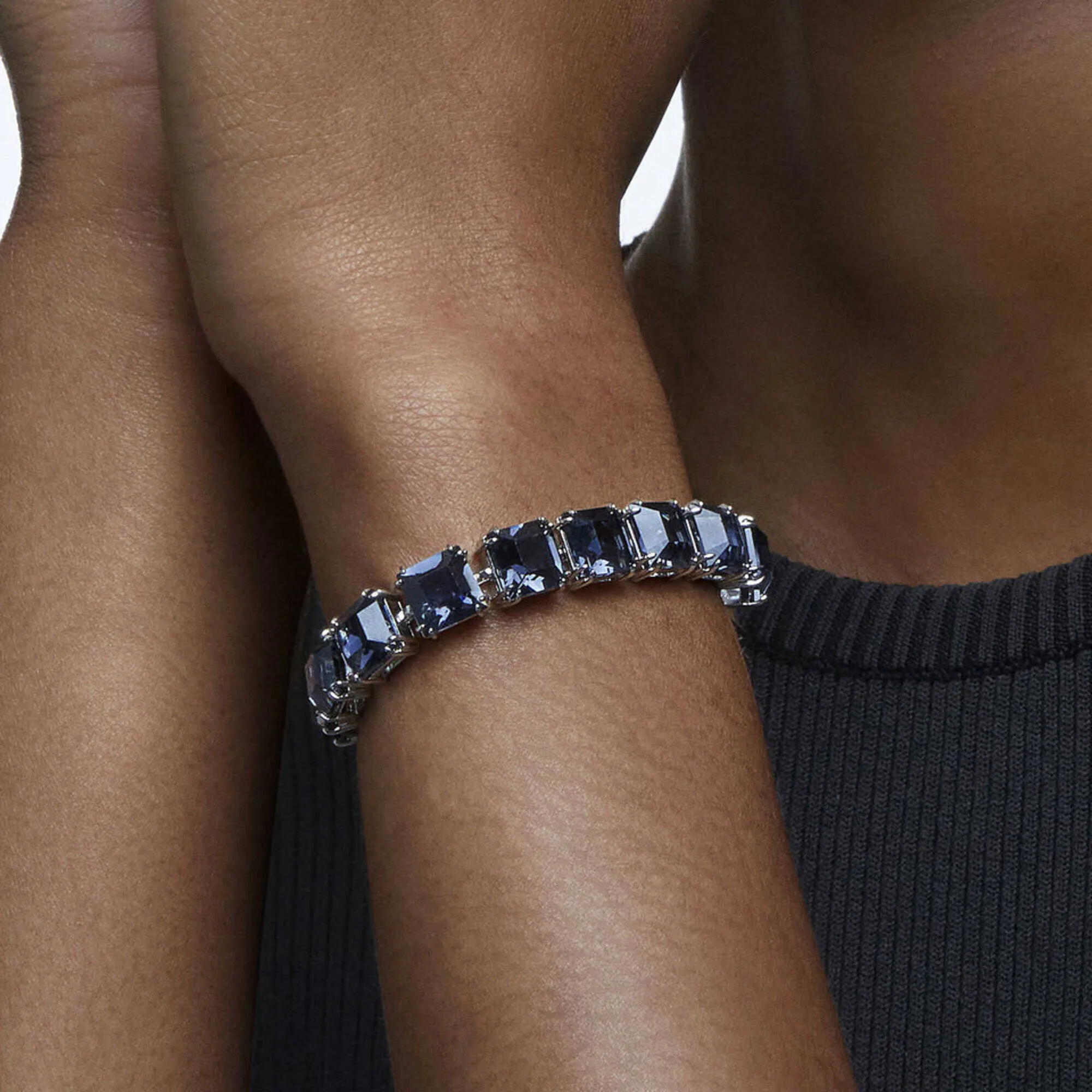 Swarovski Jewelry Swarovski Unisex Bracelet - Millenia Grey Crystals with Ruthenium Plated | 5612682