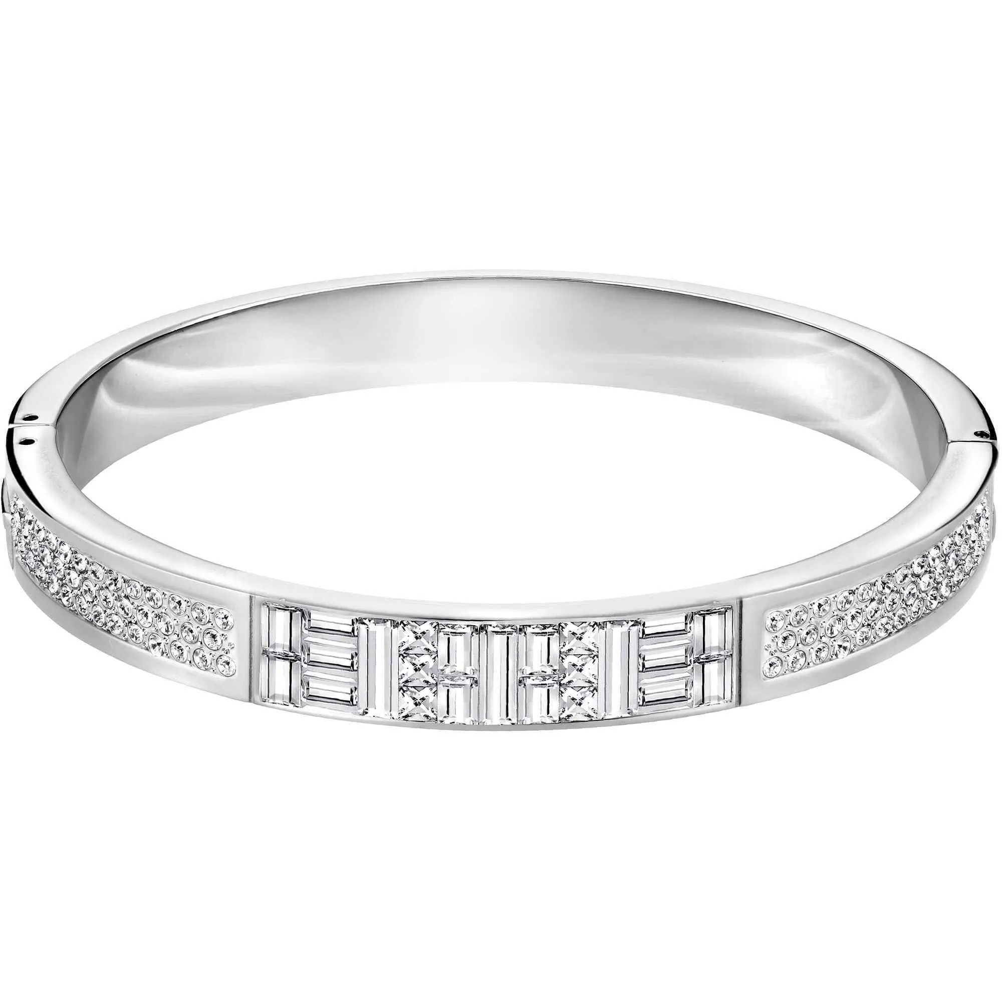 Swarovski Jewelry Swarovski Women's Bangle Bracelet - Ethic Crystals Stainless Steel, Large | 5221392