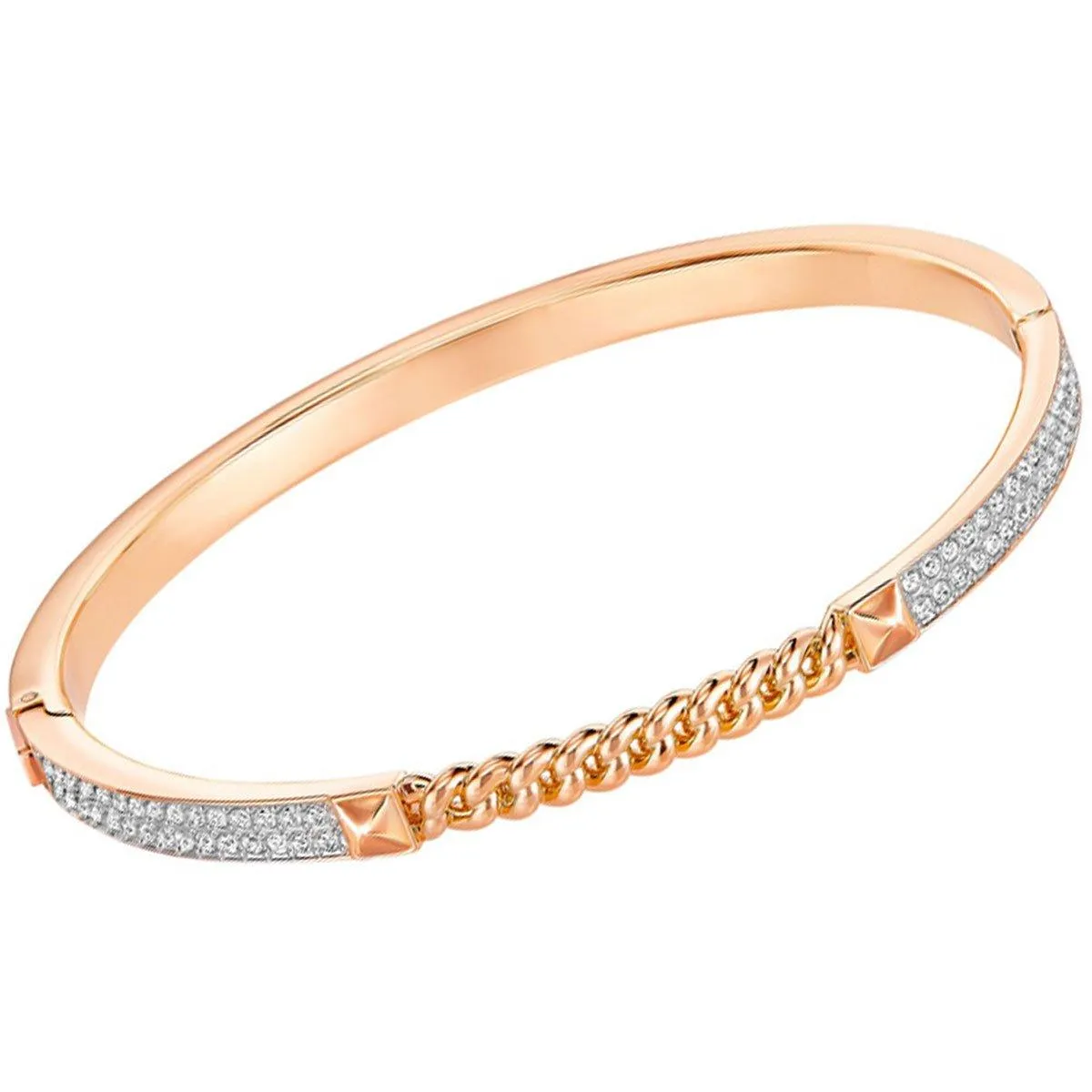 Swarovski Jewelry Swarovski Women's Bangle Bracelet - Fiction Rose Gold Plated with Crystals | 5230676