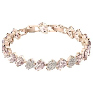 Swarovski Jewelry Swarovski Women's Bangle Bracelet - Pink Crystal Rose Gold Plated | 5451087