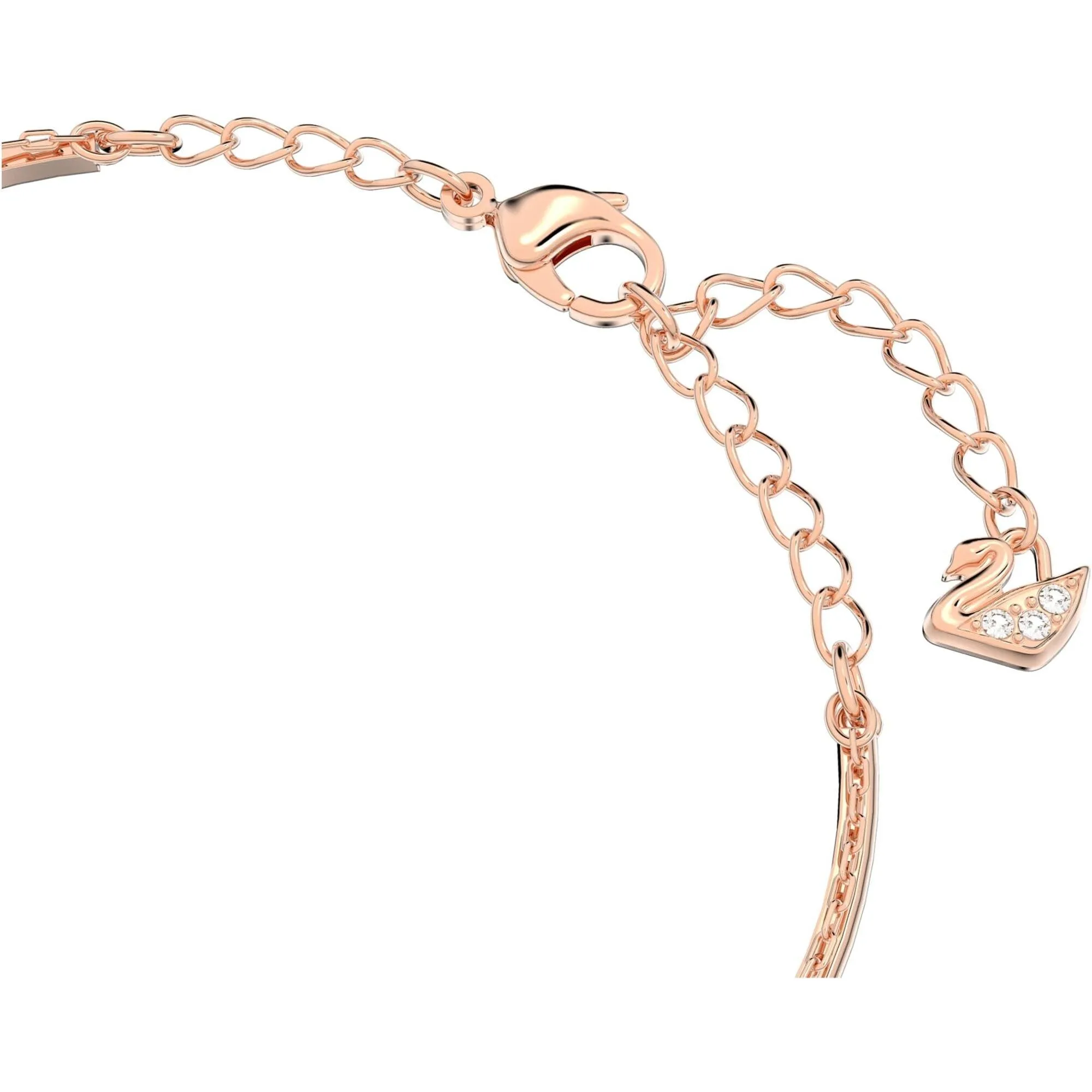 Swarovski Jewelry Swarovski Women's Bangle Bracelet - Sublima Crystal Pave Disc Rose Gold | 5274892