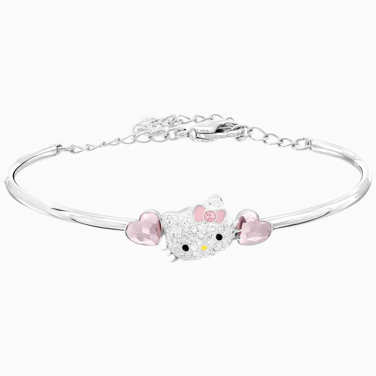 Swarovski Jewelry Swarovski Women's Bangle - Hello Kitty Heart Stainless Steel with Hearts | 5197312