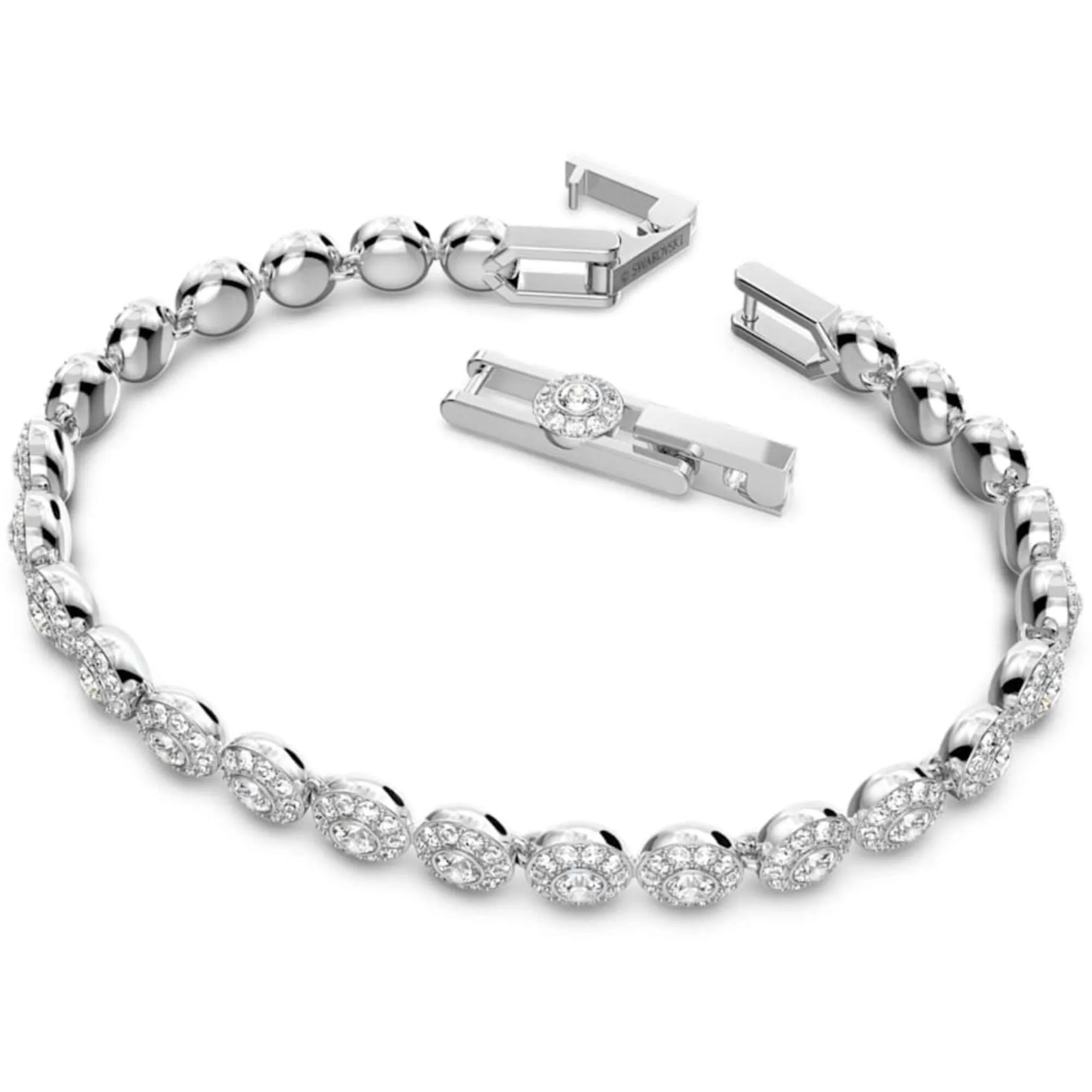 Swarovski Jewelry Swarovski Women's Bracelet - Angelic Clear Crystal Pave Rhodium Plated | 5071173