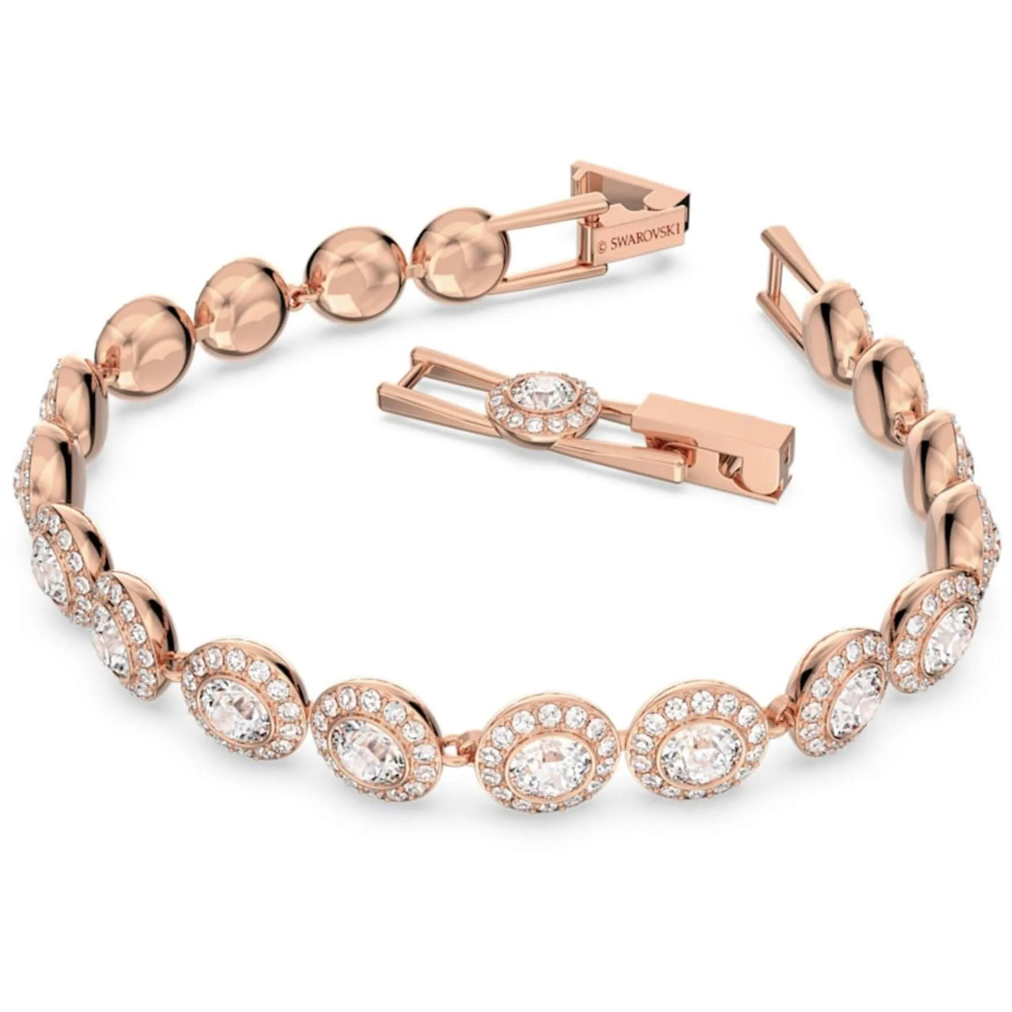 Swarovski Jewelry Swarovski Women's Bracelet - Angelic Crystals Rose Gold Plated, Medium | 5240513