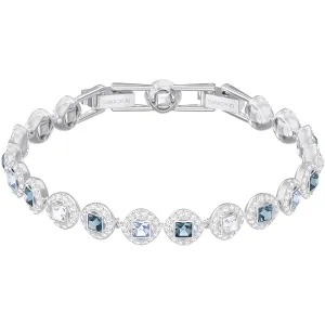 Swarovski Jewelry Swarovski Women's Bracelet - Angelic Square Crystals with Rhodium Plated | 5289514