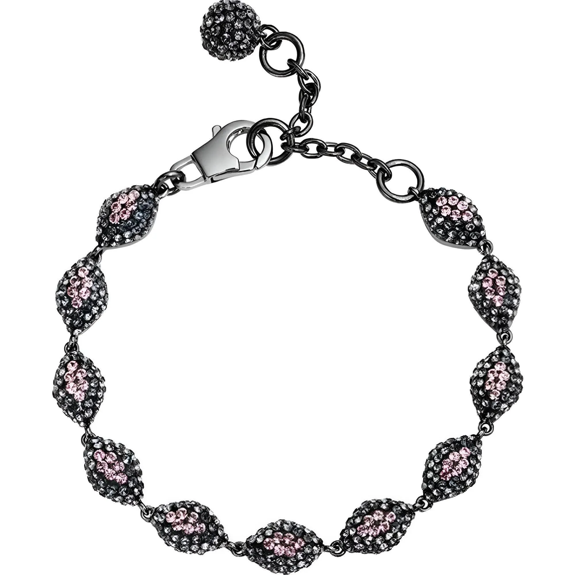 Swarovski Jewelry Swarovski Women's Bracelet - Atelier Black and Purple Crystals Grey Moselle | 5455674