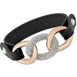 Swarovski Jewelry Swarovski Women's Bracelet - Bound Leather Strap & Sparkling Crystal Pave | 5080041