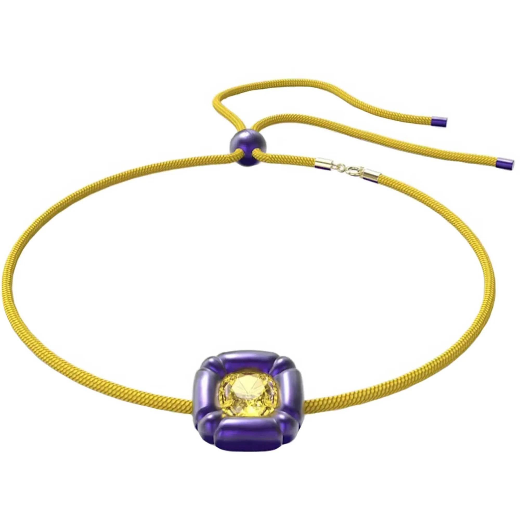 Swarovski Jewelry Swarovski Women's Bracelet - Dulcis Purple and Yellow Cushion Cut Crystals | 5613645