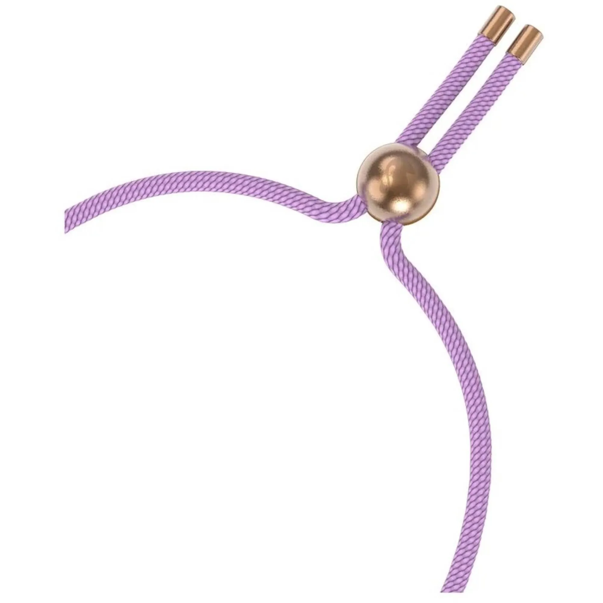 Swarovski Jewelry Swarovski Women's Bracelet - Dulcis Rose Gold, Crystal, Purple Cord | 5617983