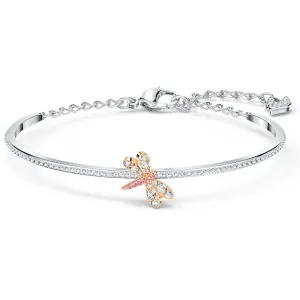 Swarovski Jewelry Swarovski Women's Bracelet - Eternal Flower Rose Gold Plated Dragonfly | 5518138