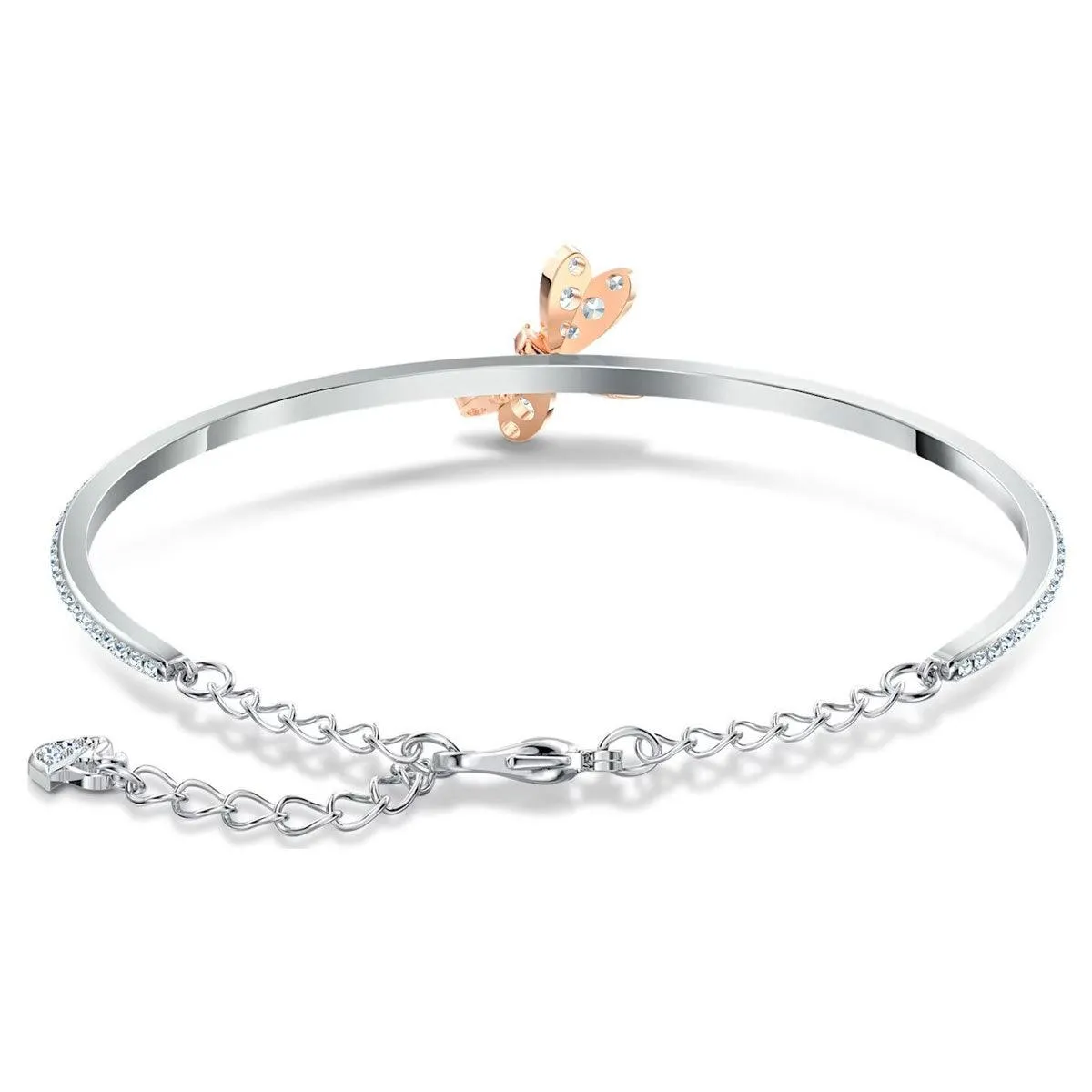 Swarovski Jewelry Swarovski Women's Bracelet - Eternal Flower Rose Gold Plated Dragonfly | 5518138