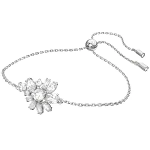 Swarovski Jewelry Swarovski Women's Bracelet - Gema White Flower Mixed Cuts Rhodium Plated | 5644684