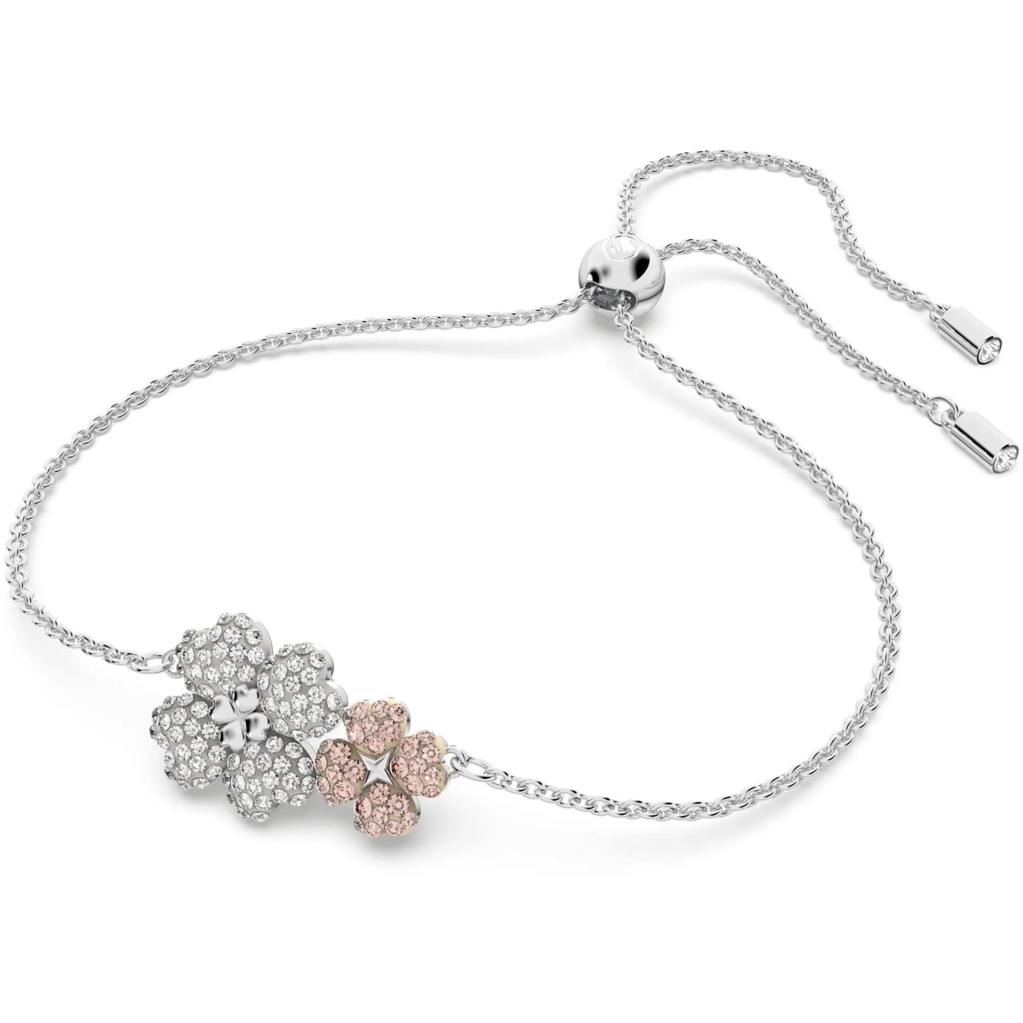 Swarovski Jewelry Swarovski Women's Bracelet - Latisha Flower Crystals Rhodium Plated | 5636590