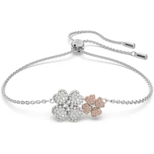 Swarovski Jewelry Swarovski Women's Bracelet - Latisha Flower Crystals Rhodium Plated | 5636590