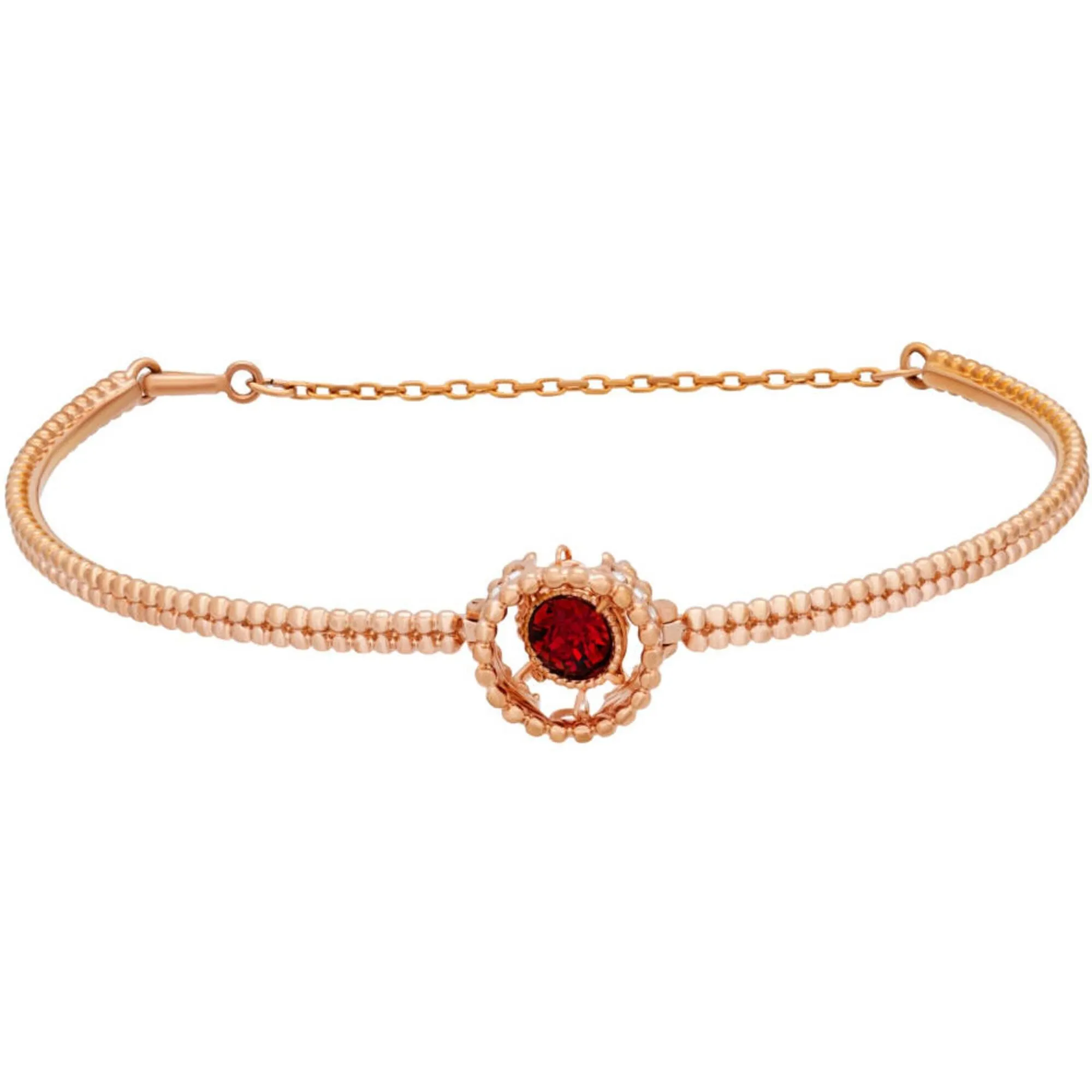 Swarovski Jewelry Swarovski Women's Bracelet - Oxygen Red Crystal Matte Rose Gold Plated | 5482675