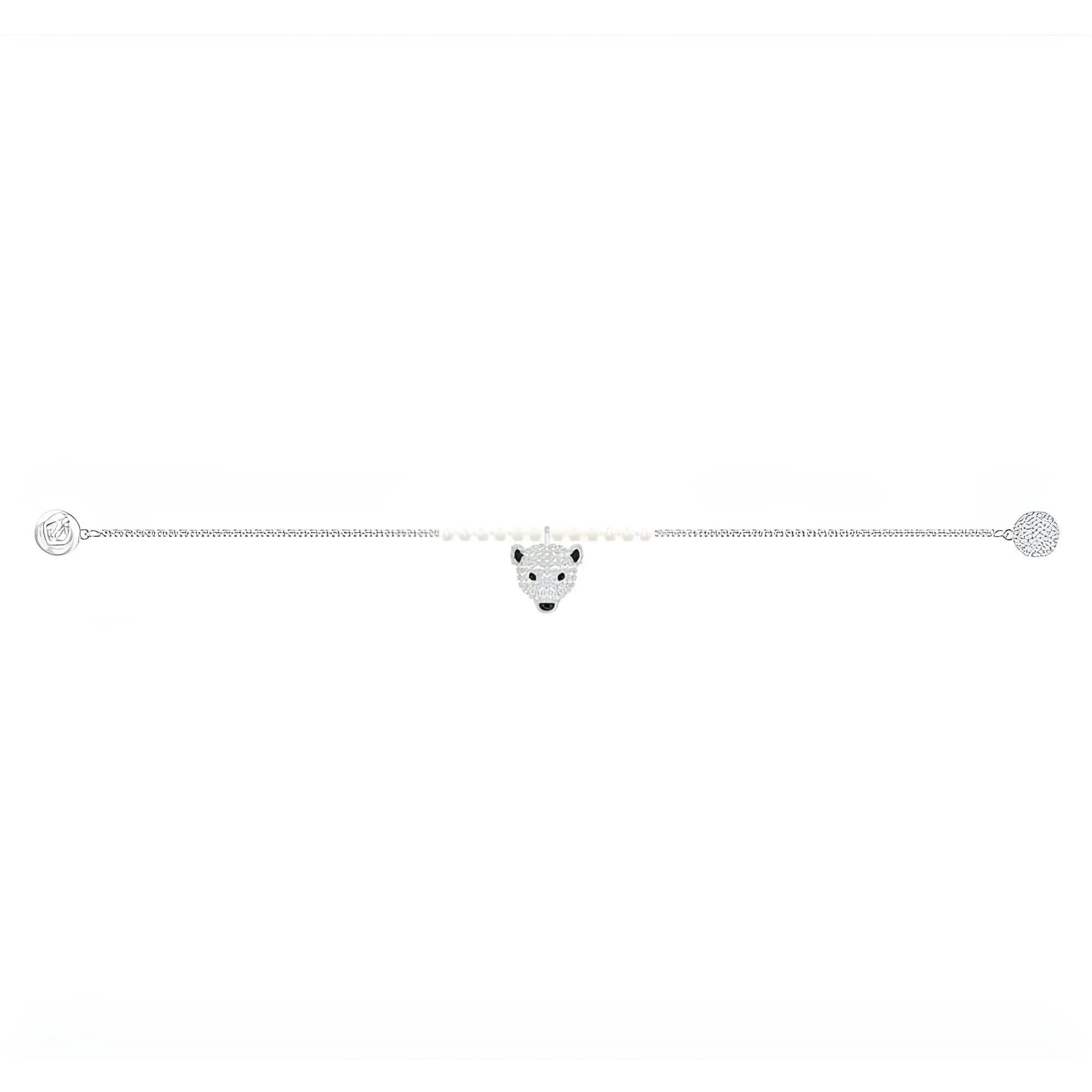 Swarovski Jewelry Swarovski Women's Bracelet - Polar Bestiary Rhodium Plated White Pearls | 5493706