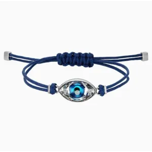 Swarovski Jewelry Swarovski Women's Bracelet - Power Blue Evil Eye Fabric Cord | 5551804
