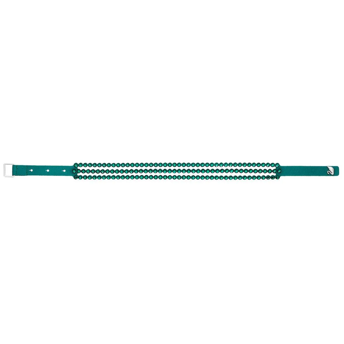 Swarovski Jewelry Swarovski Women's Bracelet - Power Green Crystals Double-Wrap Adjustable | 5511700