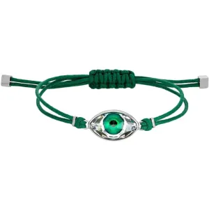 Swarovski Jewelry Swarovski Women's Bracelet - Power Green Evil Eye Adjustable Cord | 5551805