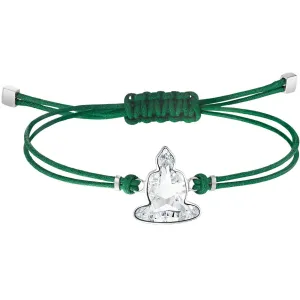 Swarovski Jewelry Swarovski Women's Bracelet - Power Stainless Steel Green Rope Buddha | 5523173