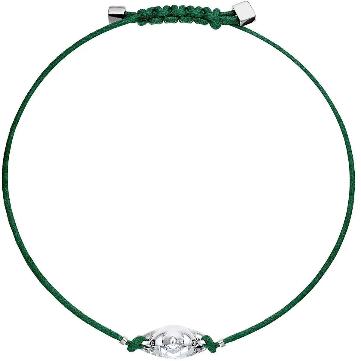 Swarovski Jewelry Swarovski Women's Bracelet - Power Stainless Steel Green Rope Buddha | 5523173