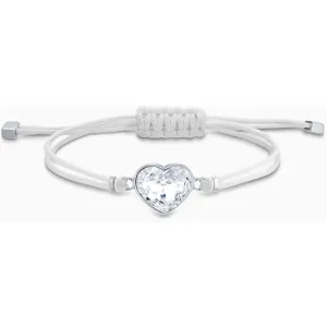 Swarovski Jewelry Swarovski Women's Bracelet - Power White Crystal Heart Shape Cord | 5523696