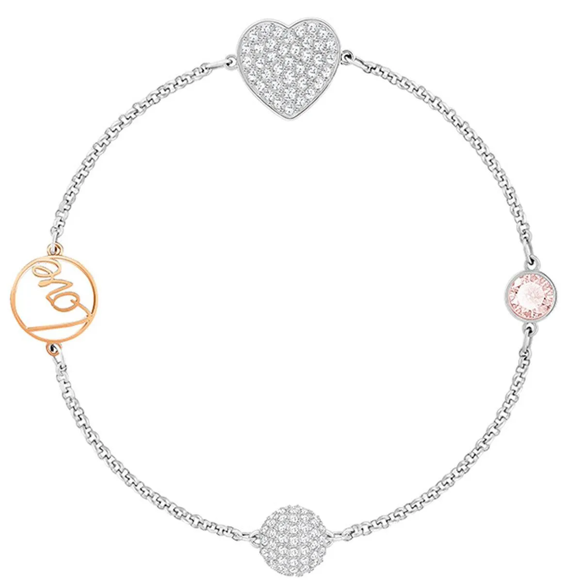 Swarovski Jewelry Swarovski Women's Bracelet - Remix Mixed Metal Finish Crystal, Small | 5373220