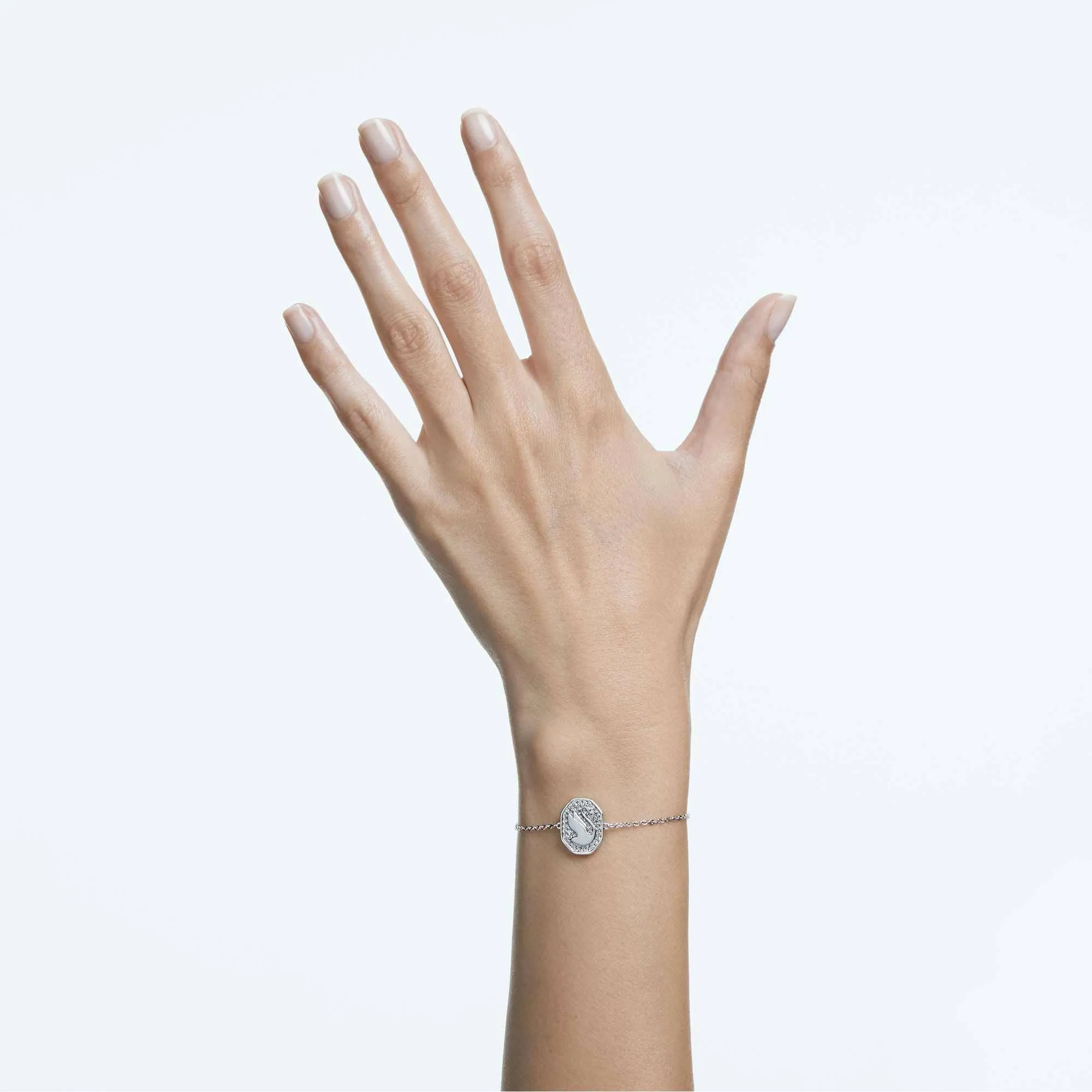 Swarovski Jewelry Swarovski Women's Bracelet - Signum Swan Rhodium Plated White Crystal | 5621099