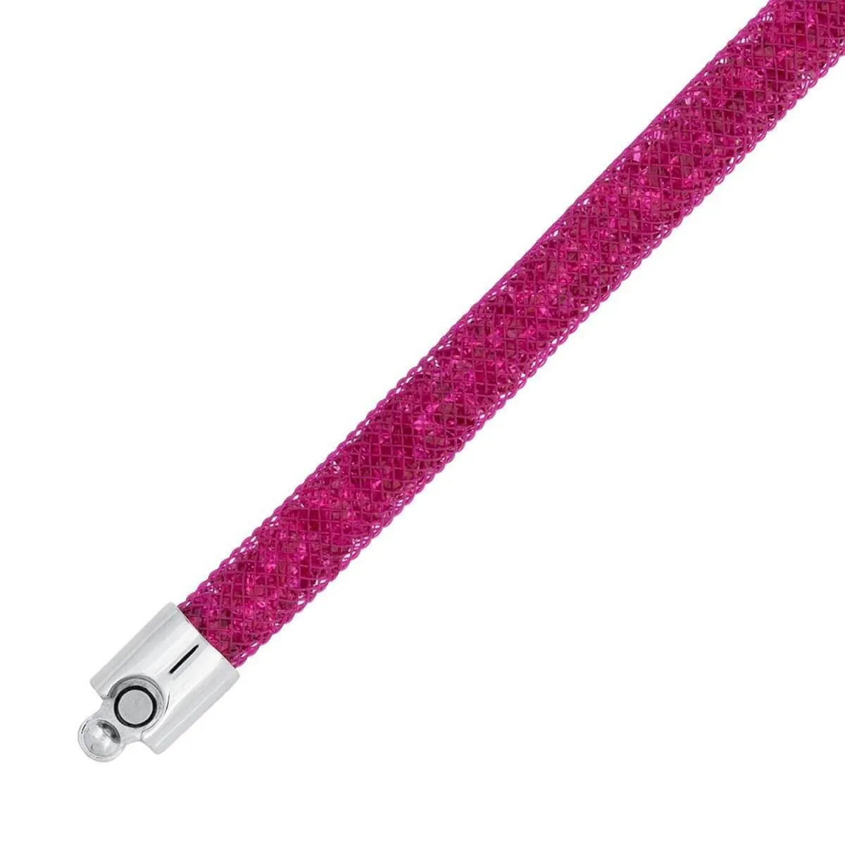 Swarovski Jewelry Swarovski Women's Bracelet - Stardust 15-3/4" Inch Fuchsia Double Wrap | 5089833