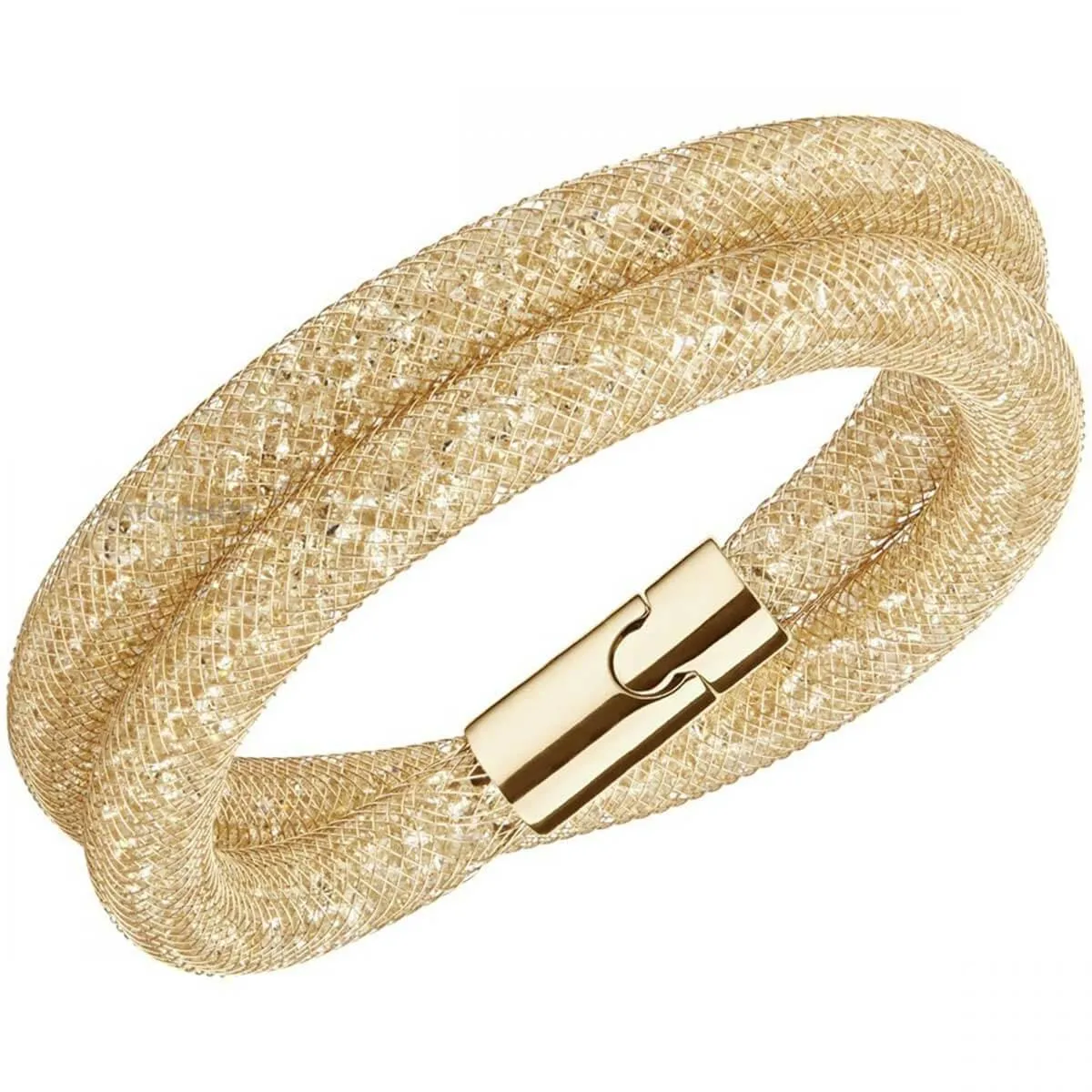 Swarovski Jewelry Swarovski Women's Bracelet - Stardust Deluxe Crystal Fishnet Tube, Small | 5184171