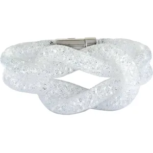 Swarovski Jewelry Swarovski Women's Bracelet - Stardust Fishnet Tube with White Crystal Knot | 5184175
