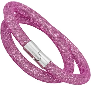 Swarovski Jewelry Swarovski Women's Bracelet - Stardust Small Light Purple Nylon Fishnet Tube | 5186425