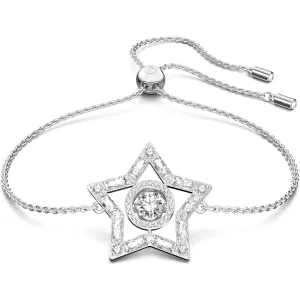 Swarovski Jewelry Swarovski Women's Bracelet - Stella Rhodium Plated White Crystals Star | 5617881