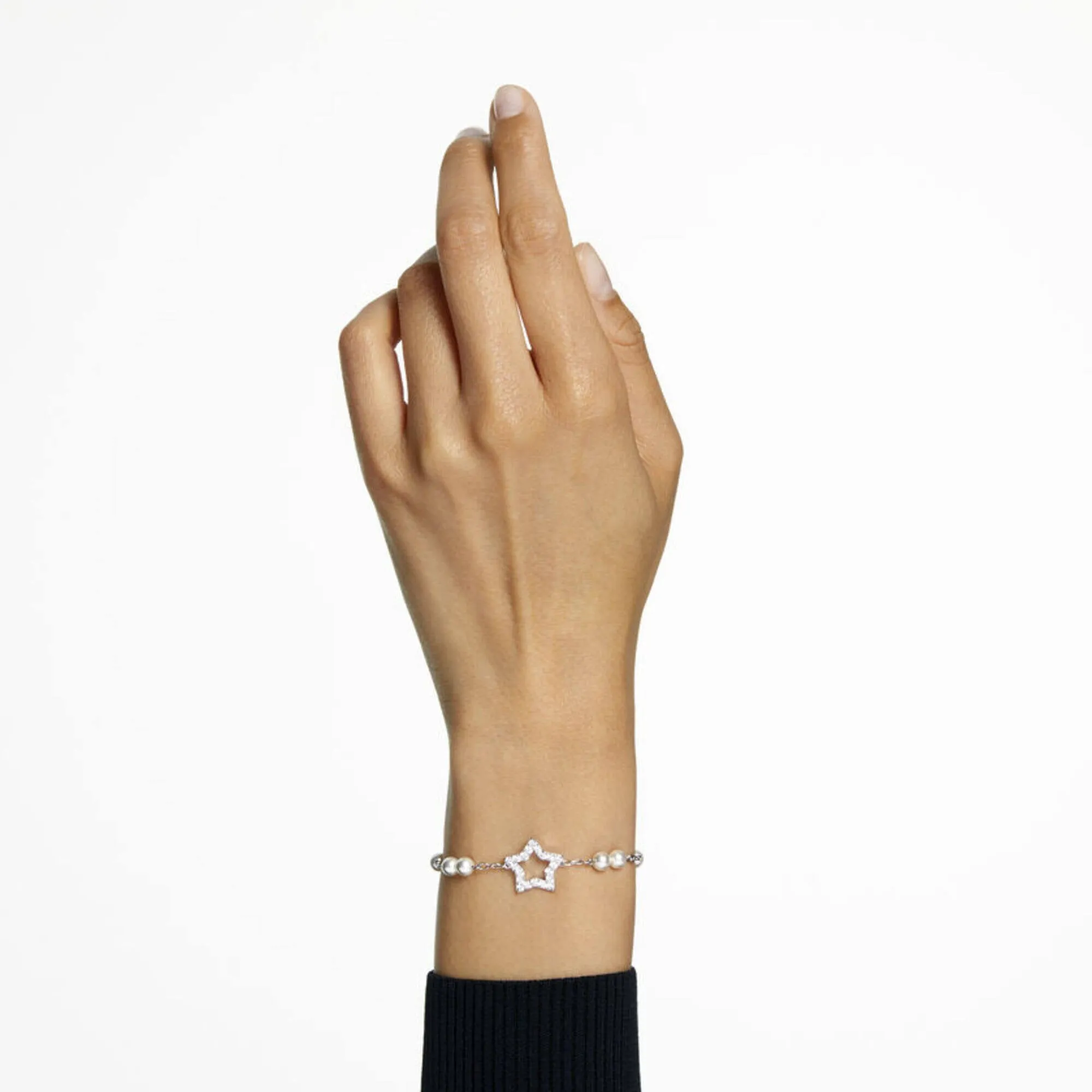 Swarovski Jewelry Swarovski Women's Bracelet - Stella Star White Rhodium Plated Spring Closure | 5645385