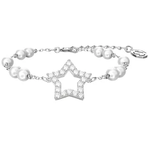 Swarovski Jewelry Swarovski Women's Bracelet - Stella Star White Rhodium Plated Spring Closure | 5645385