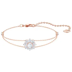 Swarovski Jewelry Swarovski Women's Bracelet - Sunshine White Crystal Motif Rose Gold Plated | 5451357