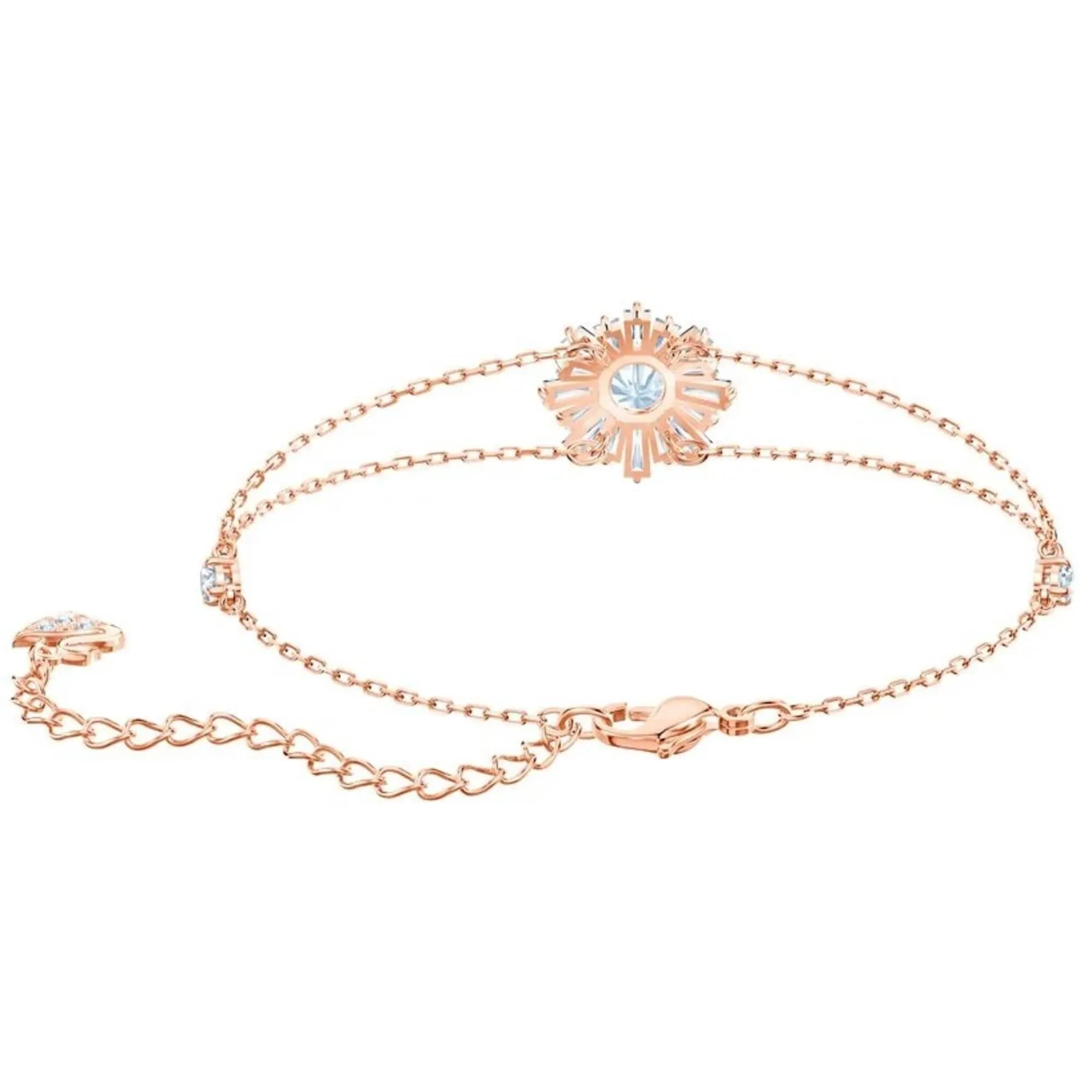 Swarovski Jewelry Swarovski Women's Bracelet - Sunshine White Crystal Motif Rose Gold Plated | 5451357