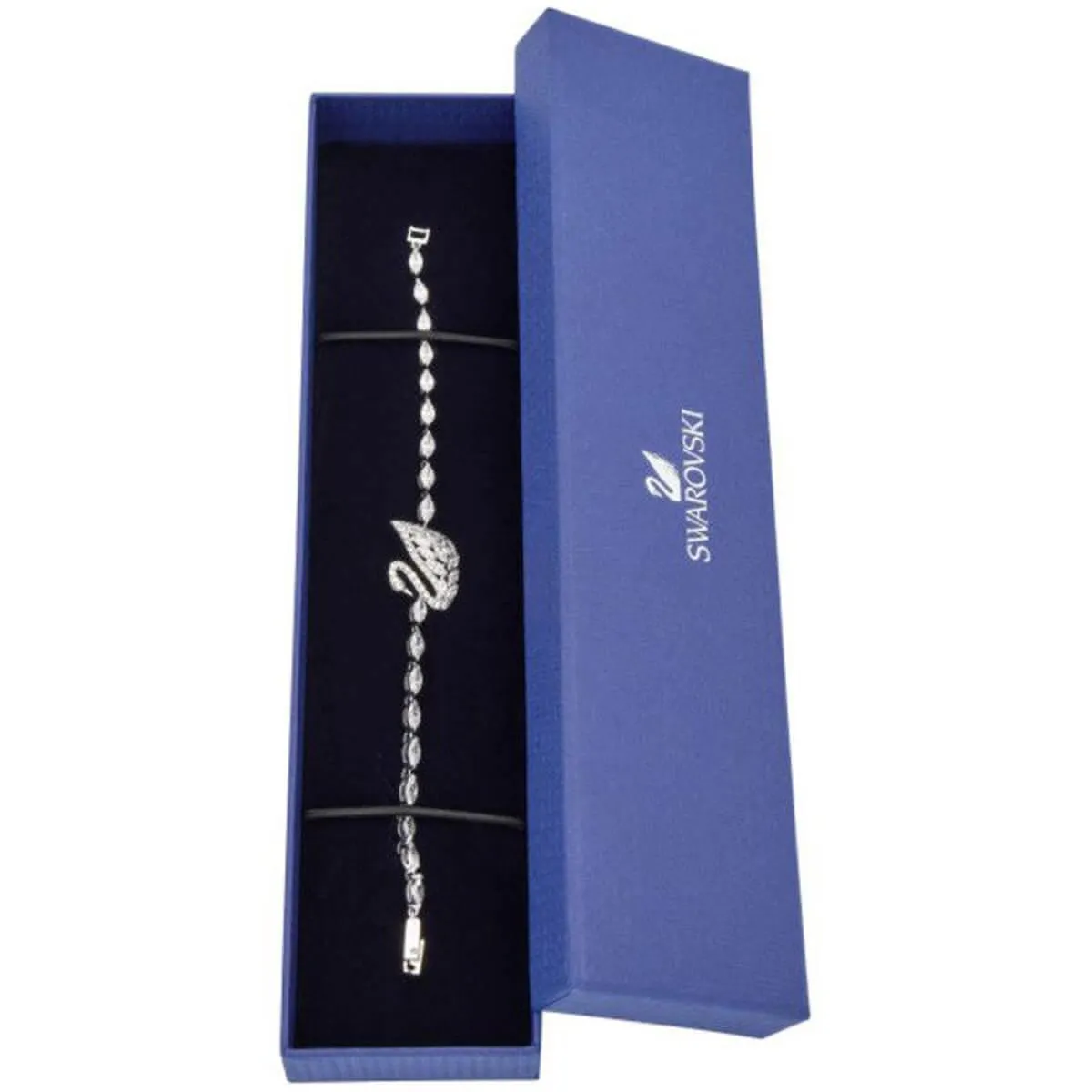 Swarovski Jewelry Swarovski Women's Bracelet - Swan Lake Rhodium Plated Clear Crystal | 5200942