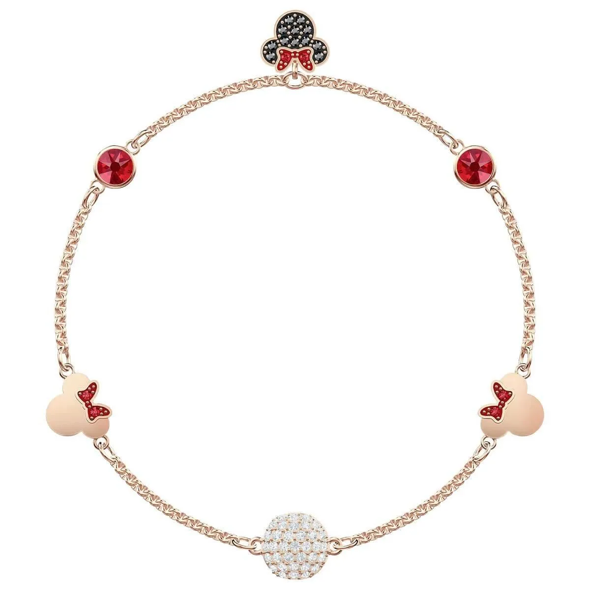 Swarovski Jewelry Swarovski Women's Bracelet - Swarovski Remix Rose Gold Tone Minnie Strand | 5470625