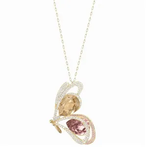 Swarovski Jewelry Swarovski Women's Brooch Pendant - Chelly Light Multi-Colored Butterfly | 5136436