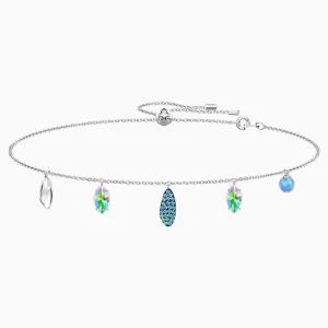 Swarovski Jewelry Swarovski Women's Choker Necklace - Organic Multicolored Rhodium Plated | 5470520