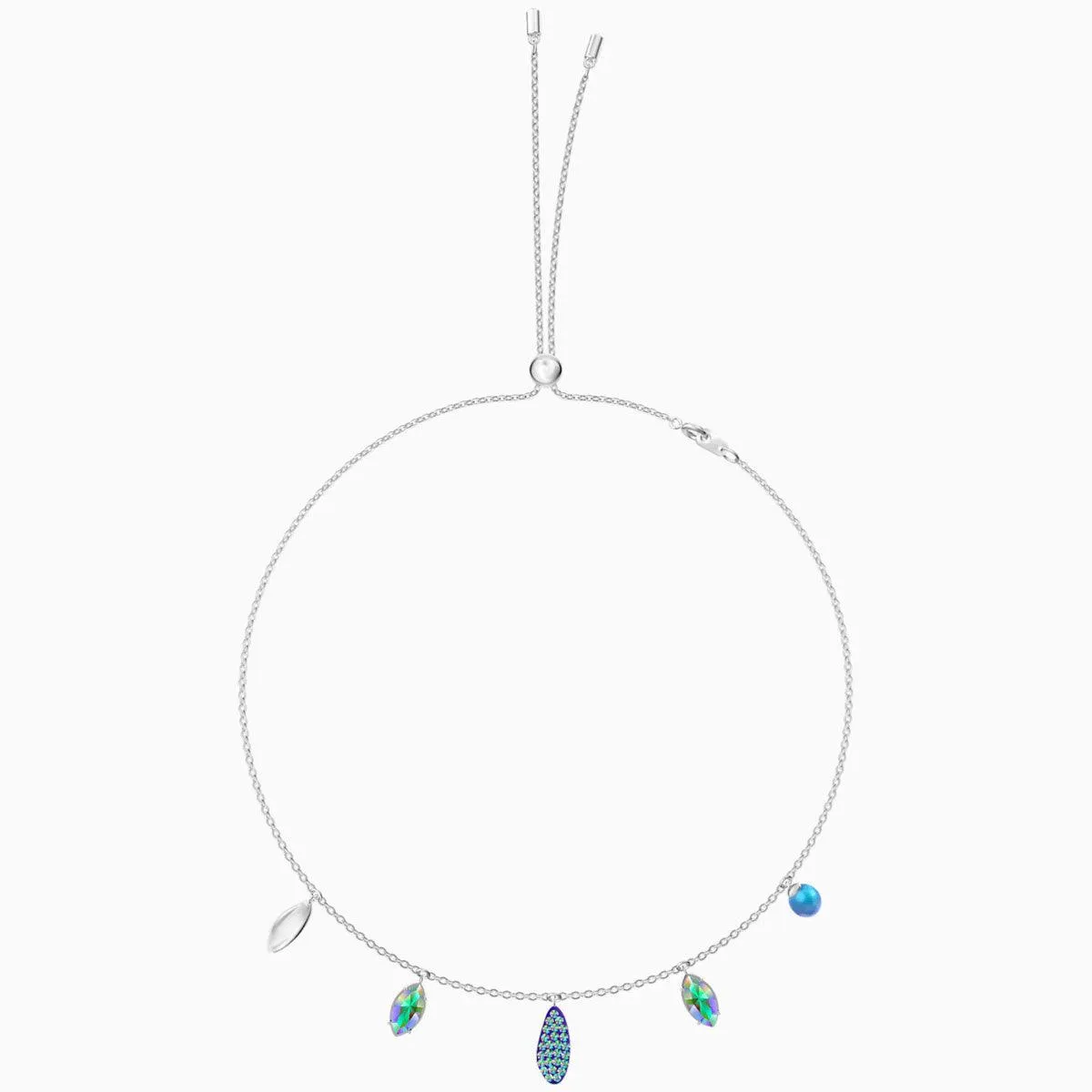 Swarovski Jewelry Swarovski Women's Choker Necklace - Organic Multicolored Rhodium Plated | 5470520
