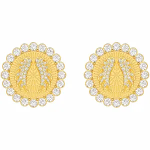 Swarovski Jewelry Swarovski Women's Clip Earring - Lucky Goddess White Crystal Gold Plated | 5464120